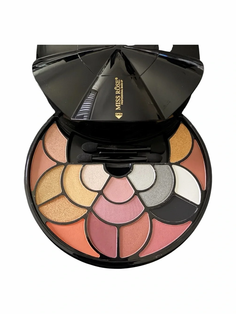 NWT-MISS ROSE-57 colors petal palettes-all in one makeup set